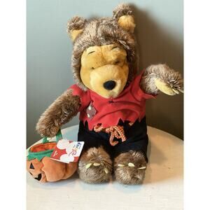 NWT Winnie The Pooh Plush Werewolf Costume Disney Store‎ 15"